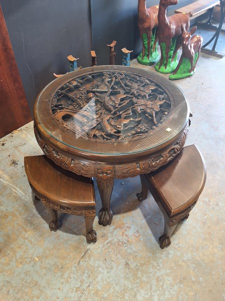 Lot 328 - TEA TABLE