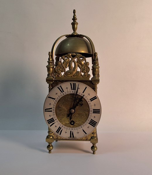 Lot 1196 - LANTERN CLOCK