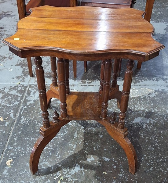 Lot 142 - GRAMOPHONE TABLE
