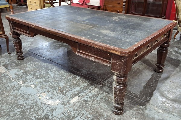 Lot 318 - LIBRARY TABLE