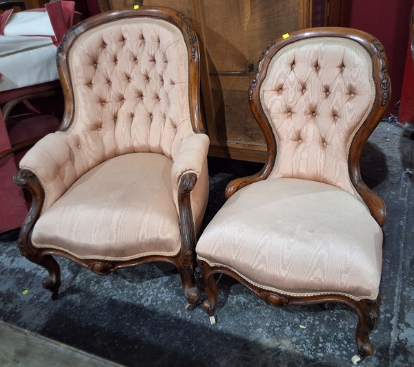 Lot 182 - PARLOUR CHAIRS