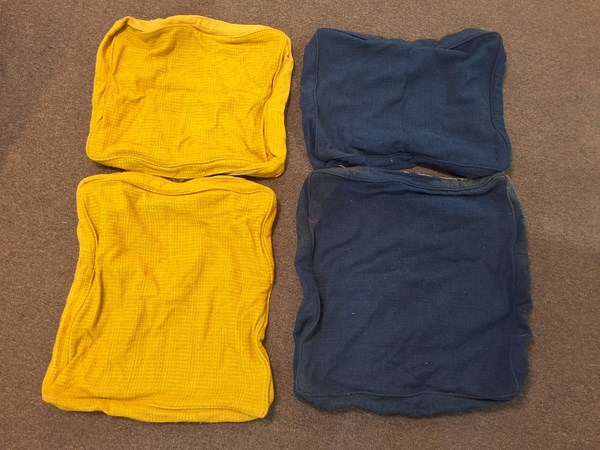 Lot 1249 - TH BROWN CUSHION COVERS