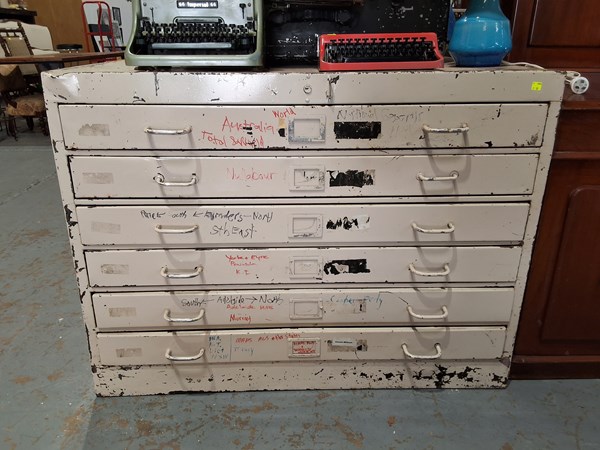 Lot 232 - PLAN DRAWERS