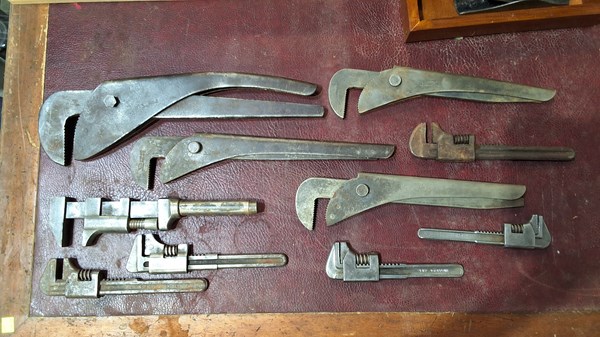 Lot 452 - PIPE WRENCHES