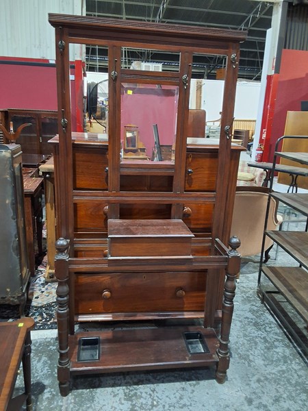 Lot 123 - HALL STAND