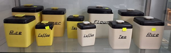 Lot 1560 - RETRO CANISTERS