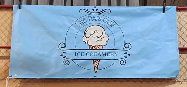 Lot 109 - ADVERTISING BANNER