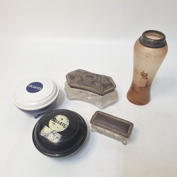 Lot 1321 - DRESSING TABLE JARS