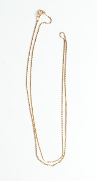 Lot 1057 - GOLD CHAIN