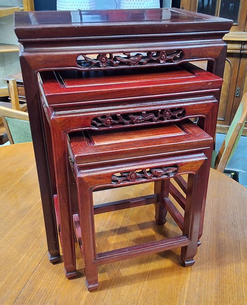 Lot 272 - CHINESE NESTING TABLES