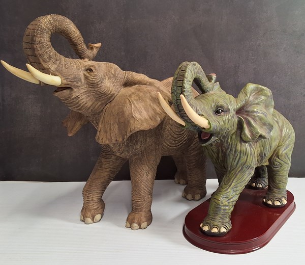 Lot 1469 - ELEPHANT STATUES
