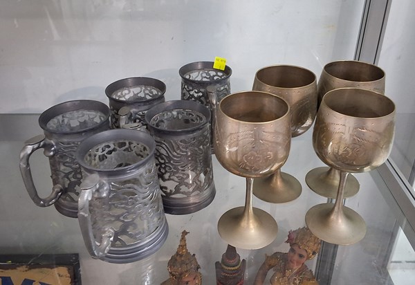 Lot 1562 - METAL DRINKWARE