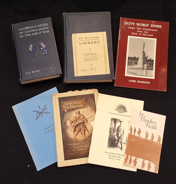 Lot 1356 - AUSTRALIAN WW1 HISTORY.