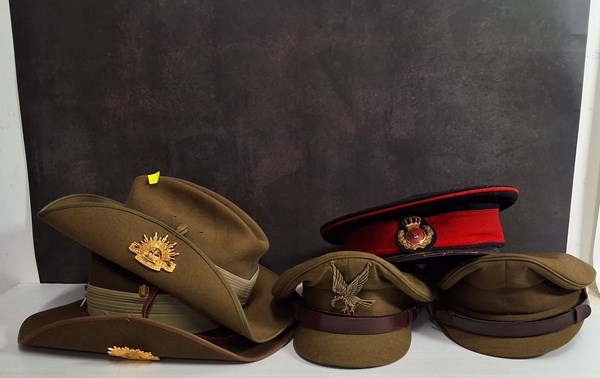 Lot 1262 - MILITARY HATS