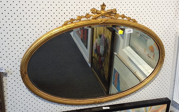 Lot 1209 - WALL MIRROR