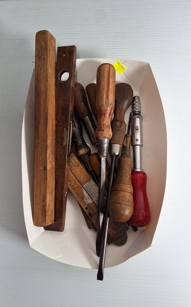 Lot 1327 - VINTAGE TOOLS