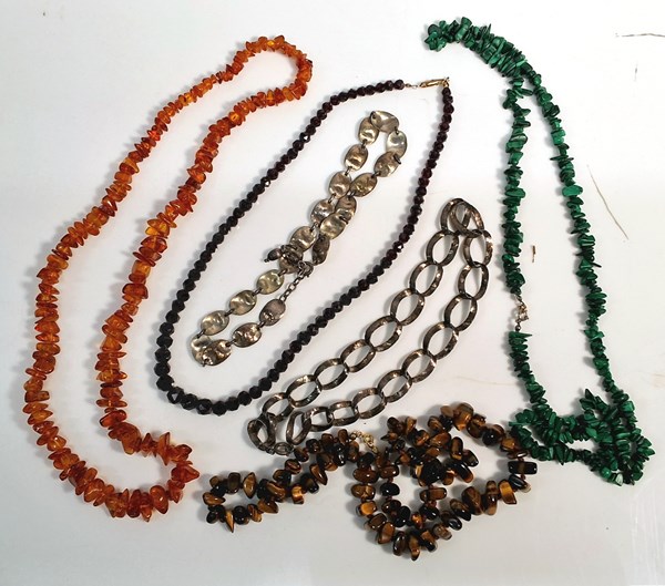 Lot 1050 - BEAD NECKLACES