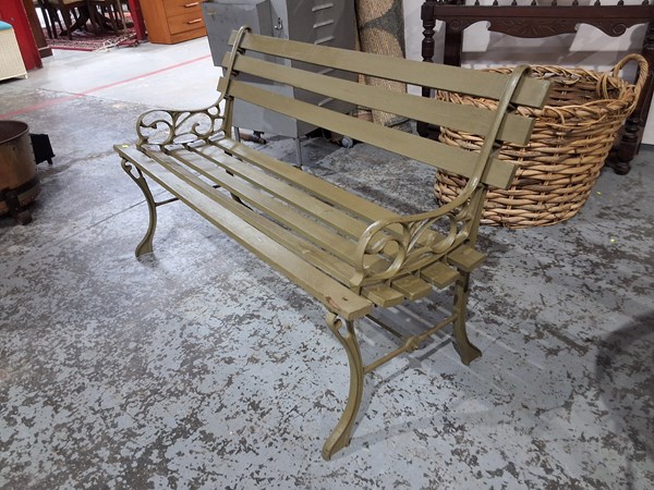 Lot 397 - GARDEN BENCH