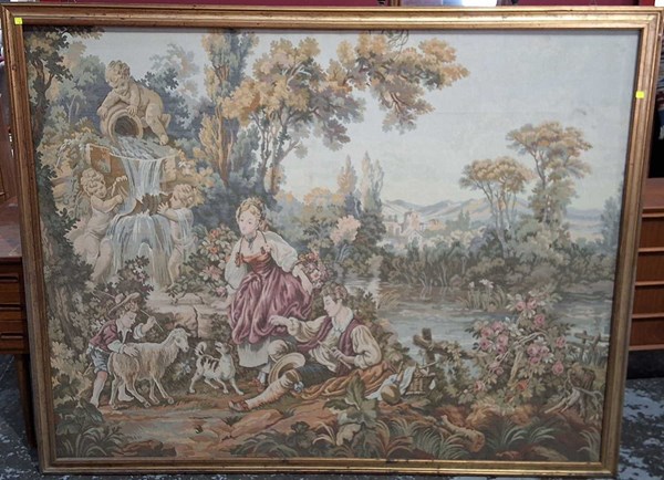 Lot 367 - LARGE TAPESTRY