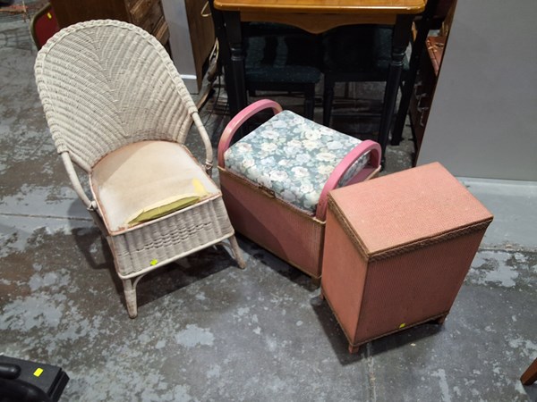 Lot 105 - CANE FURNITURE