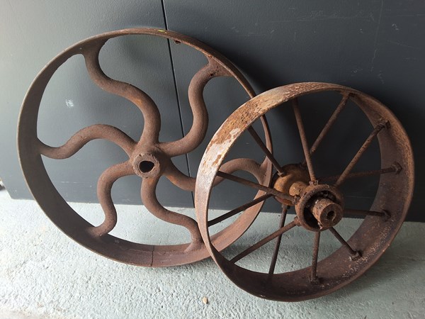 Lot 257 - AGRICULTURAL WHEELS