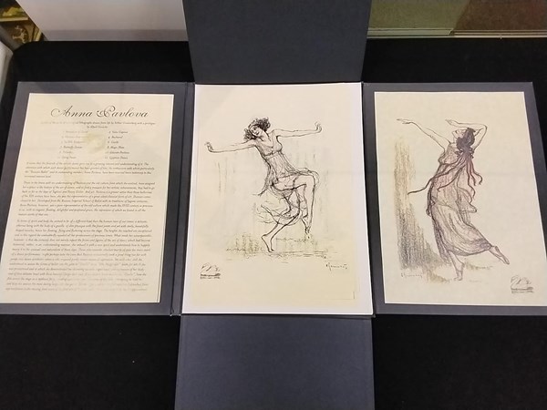 Lot 1214 - FOLIO OF ANNA PAVLOVA PRINTS