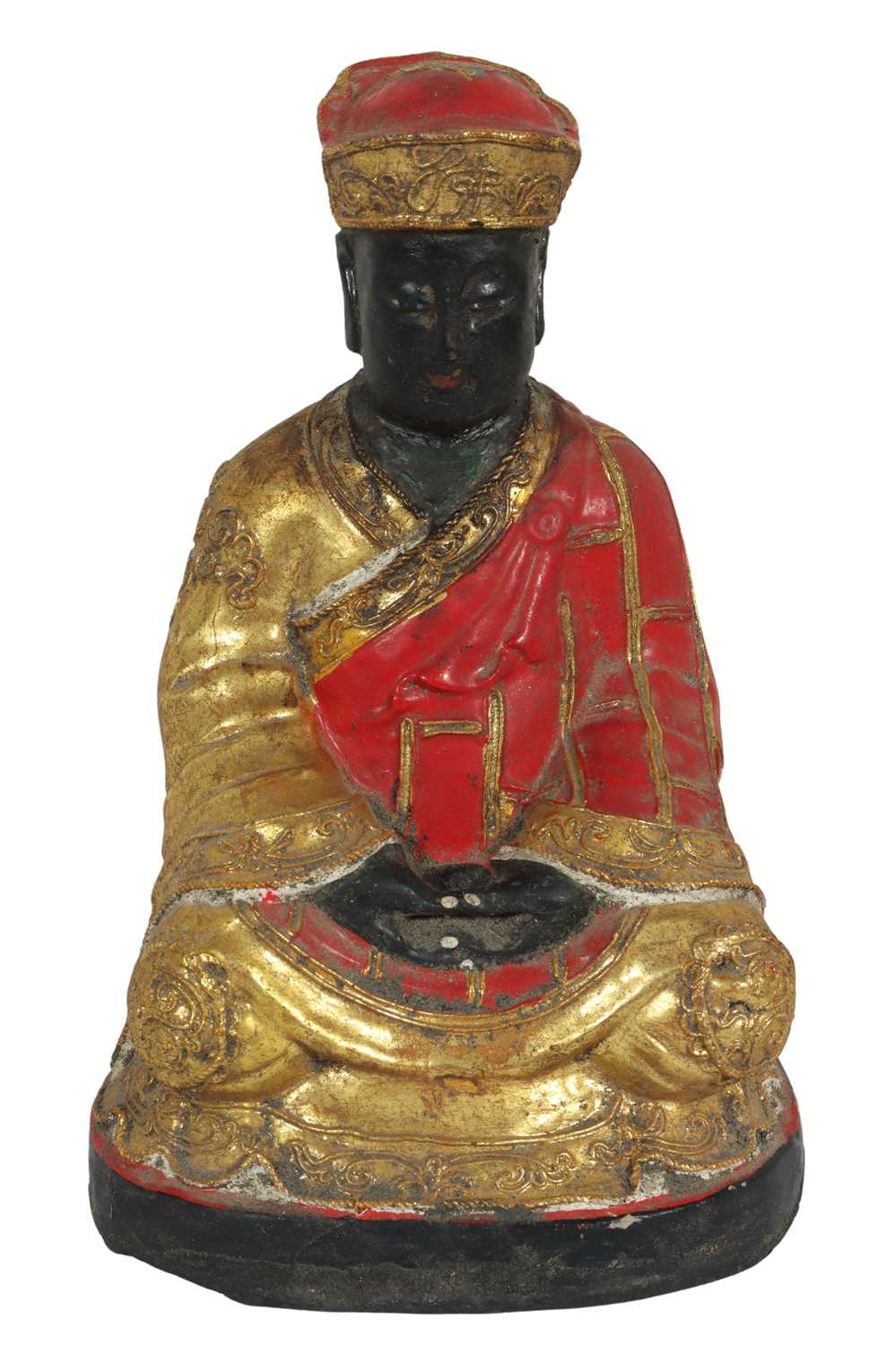 Lot 38 - SEATED BUDDHA FIGURE