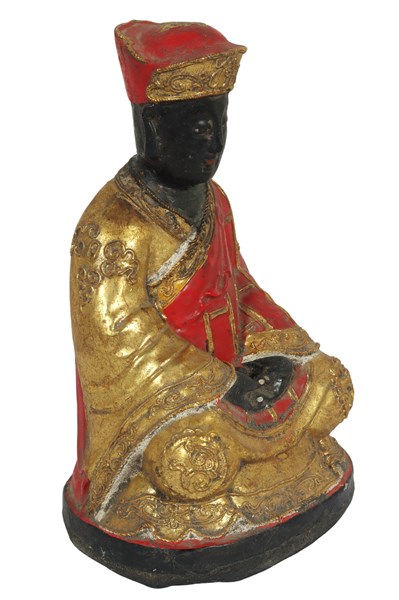 Lot 38 - SEATED BUDDHA FIGURE