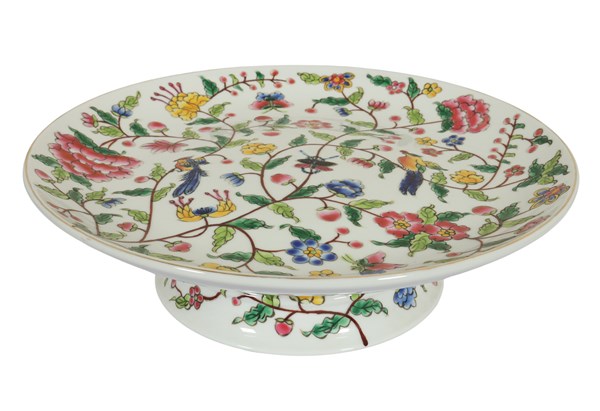 Lot 16 - CHINESE FAMILLE ROSE TAZZA