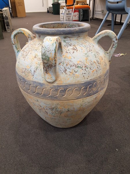 Lot 546 - TERRACOTTA URN