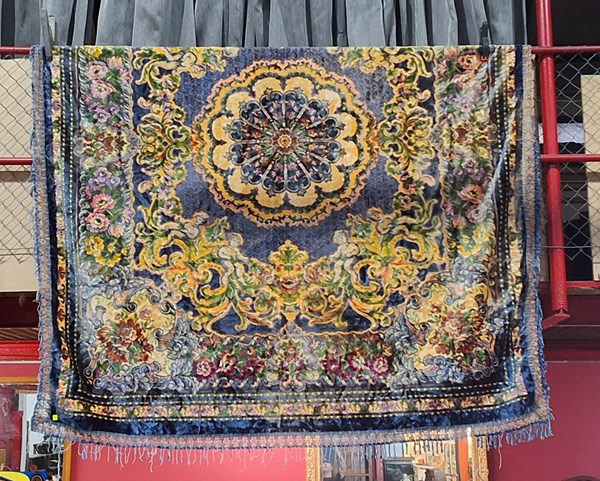 Lot 96 - EMBROIDERED WALL HANGING