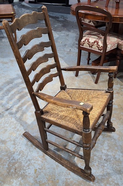 Lot 226 - ROCKING CHAIR
