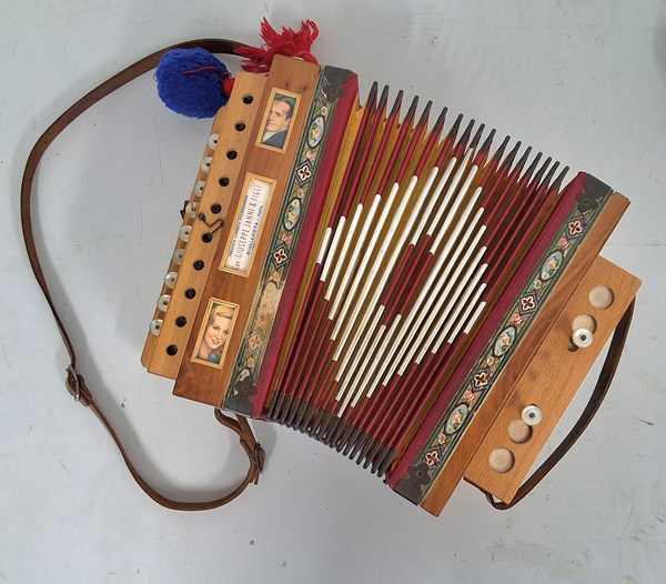 Lot 1343 - BUTTON BOX ACCORDION