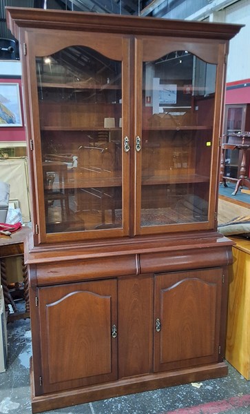Lot 38 - BUREAU BOOKCASE