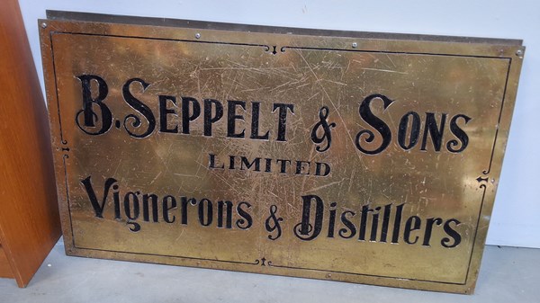 Lot 516 - SEPPELT ADVERTISING SIGNAGE