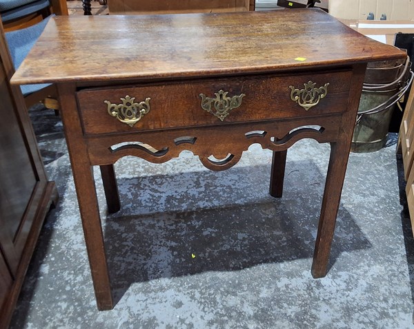 Lot 267 - OAK CONSOLE
