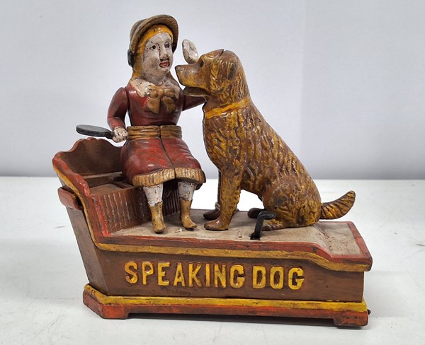 Lot 1279 - SPEAKING DOG COIN BANK