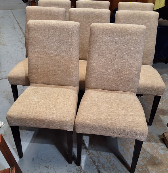 Lot 499 - HIGH BACK DINING CHAIRS
