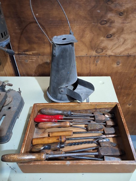 Lot 300 - VINTAGE SOLDERING TOOLS