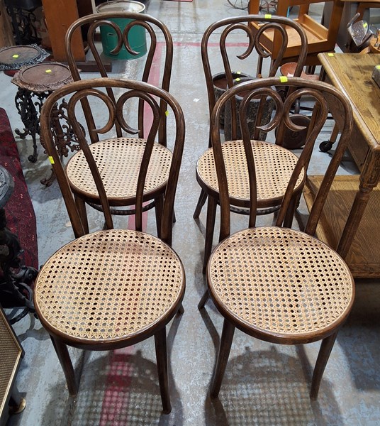 Lot 411 - BENTWOOD CHAIRS
