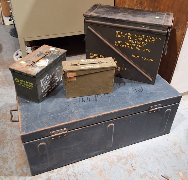 Lot 296 - VINTAGE STEEL STORAGE LOT