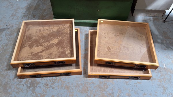 Lot 295 - PRINTERS DRAWERS DISPLAY CASES