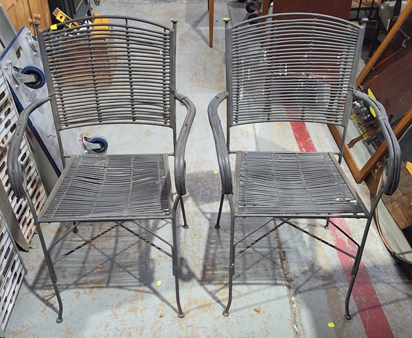 Lot 573 - OUTDOOR CHAIRS