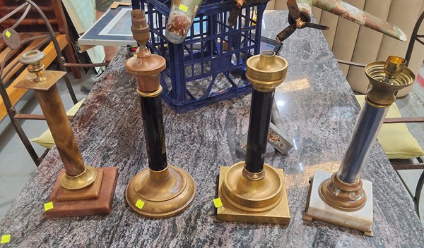Lot 524 - CANDLESTICKS
