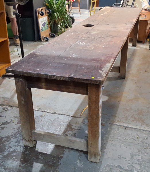 Lot 411 - LONG TABLE
