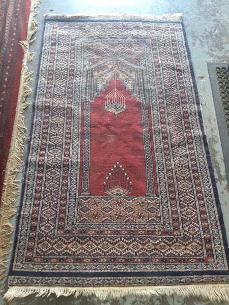 Lot 441 - PRAYER RUG