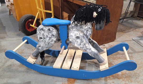 Lot 533 - ROCKING HORSE