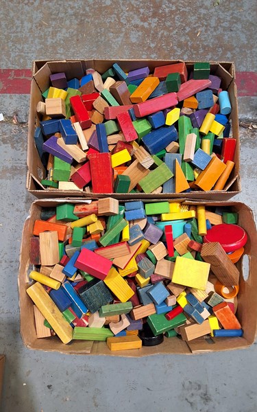 Lot 1398 - TIMBER BLOCKS