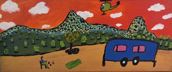 Lot 1096 - BILLY TJAMPIJINPA KENDA (ABORIGINAL AUSTRALIAN)