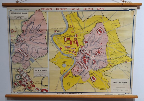 Lot 415 - VINTAGE MAP